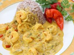 Camarão ao Curry